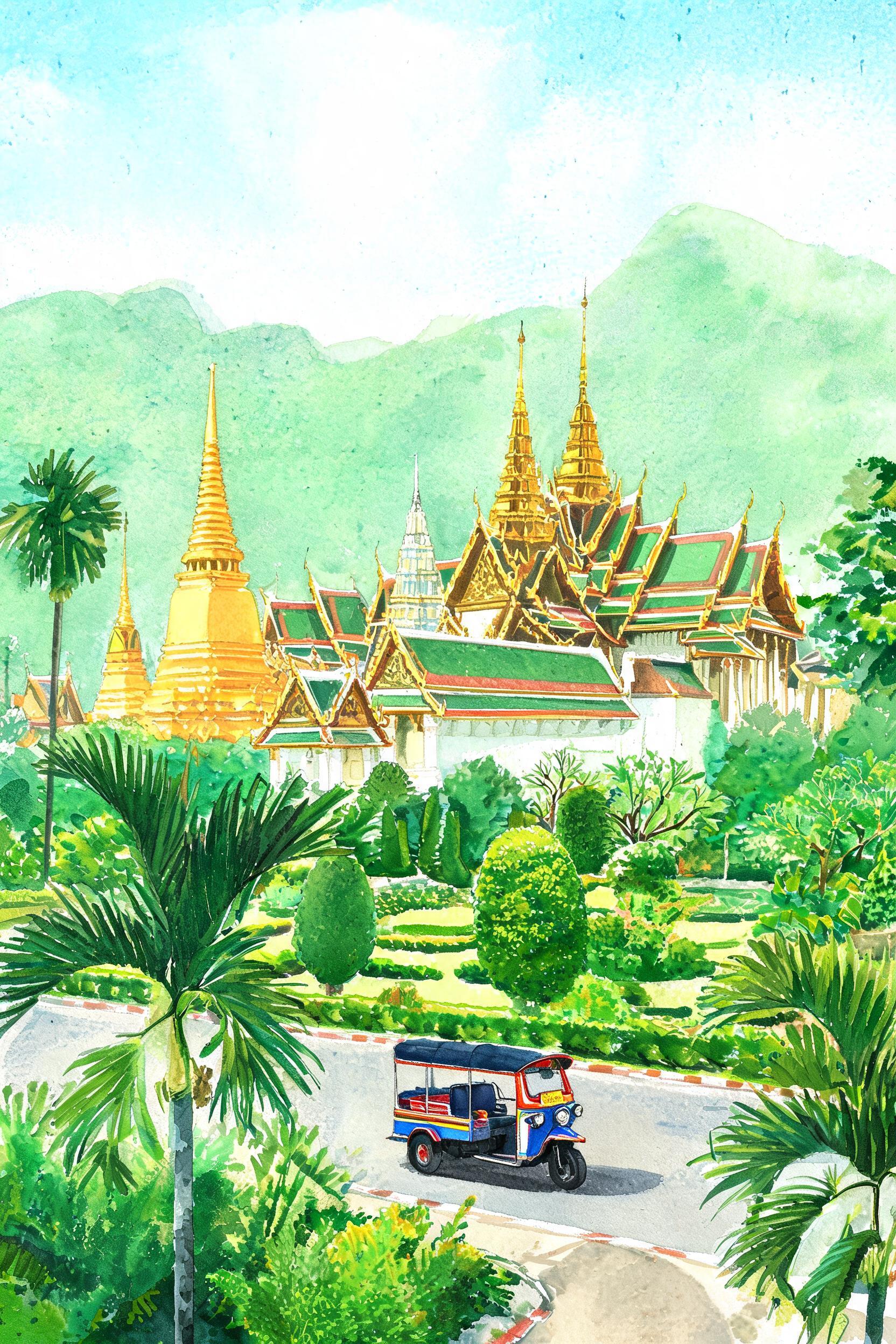 Bangkok modern skyline